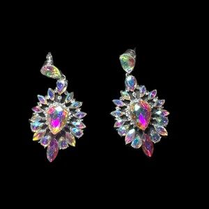 AB crystal earrings